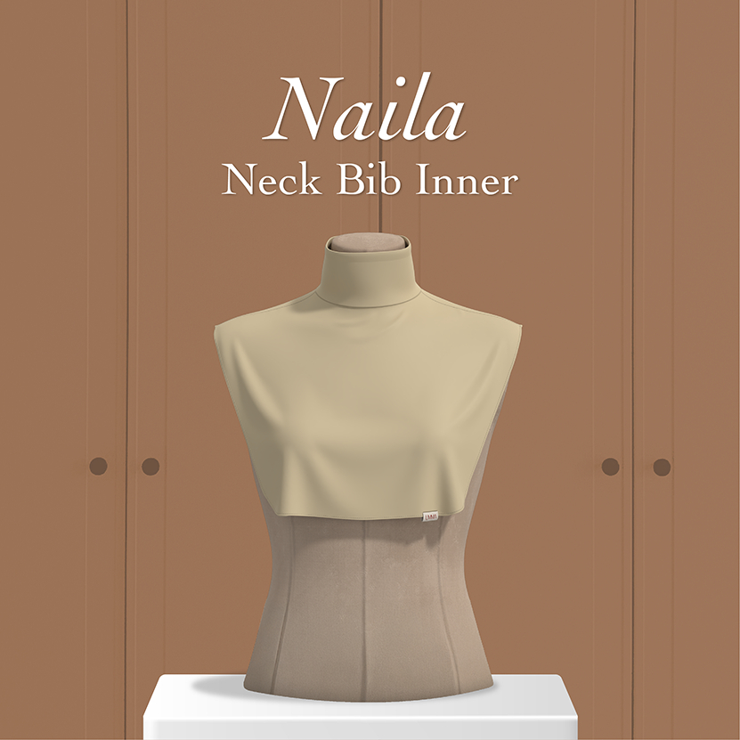 UMMA Naila Nylon Spandex ผ้ากันเปื้อนคอระบายความร้อนน้ําหนักเบาด้านใน