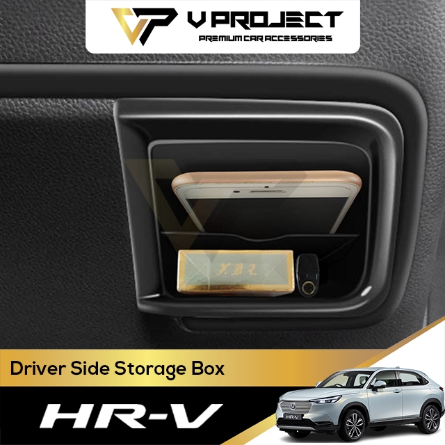 Honda HRV 2022-2025 Driver ด้านข้างกล่องเหรียญถาดสําหรับ HRV V โครงการรถอุปกรณ์เสริม