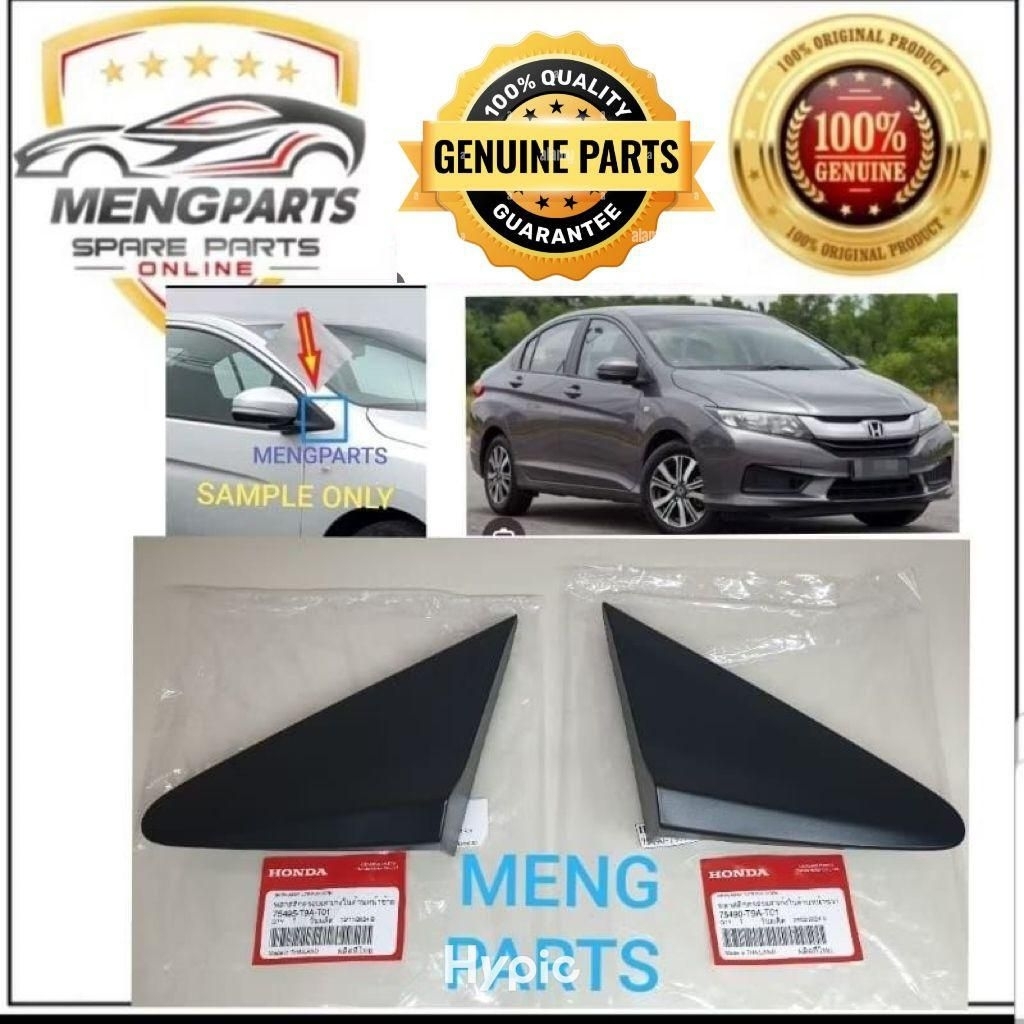 ***** CITY GM6 T9A เหล็กประตูด้านหน้า GARNISH ประตู PILLAR GARNISH 75490-T9A-T01 75495-T9A-T01