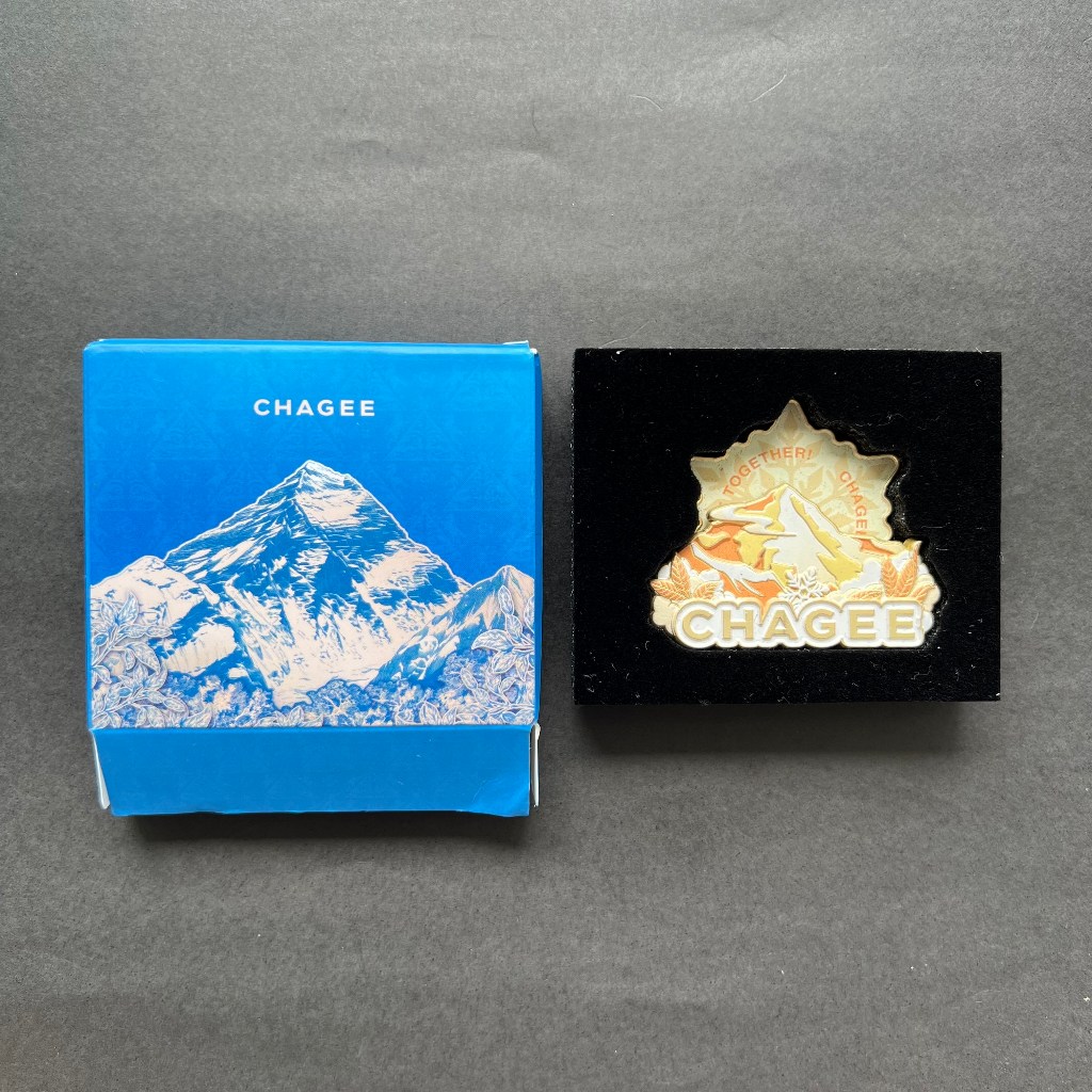 Chagee Mount Everest แม่เหล็กติดตู้เย็นปั่น 王茶 Lime 珠冰转箱贴