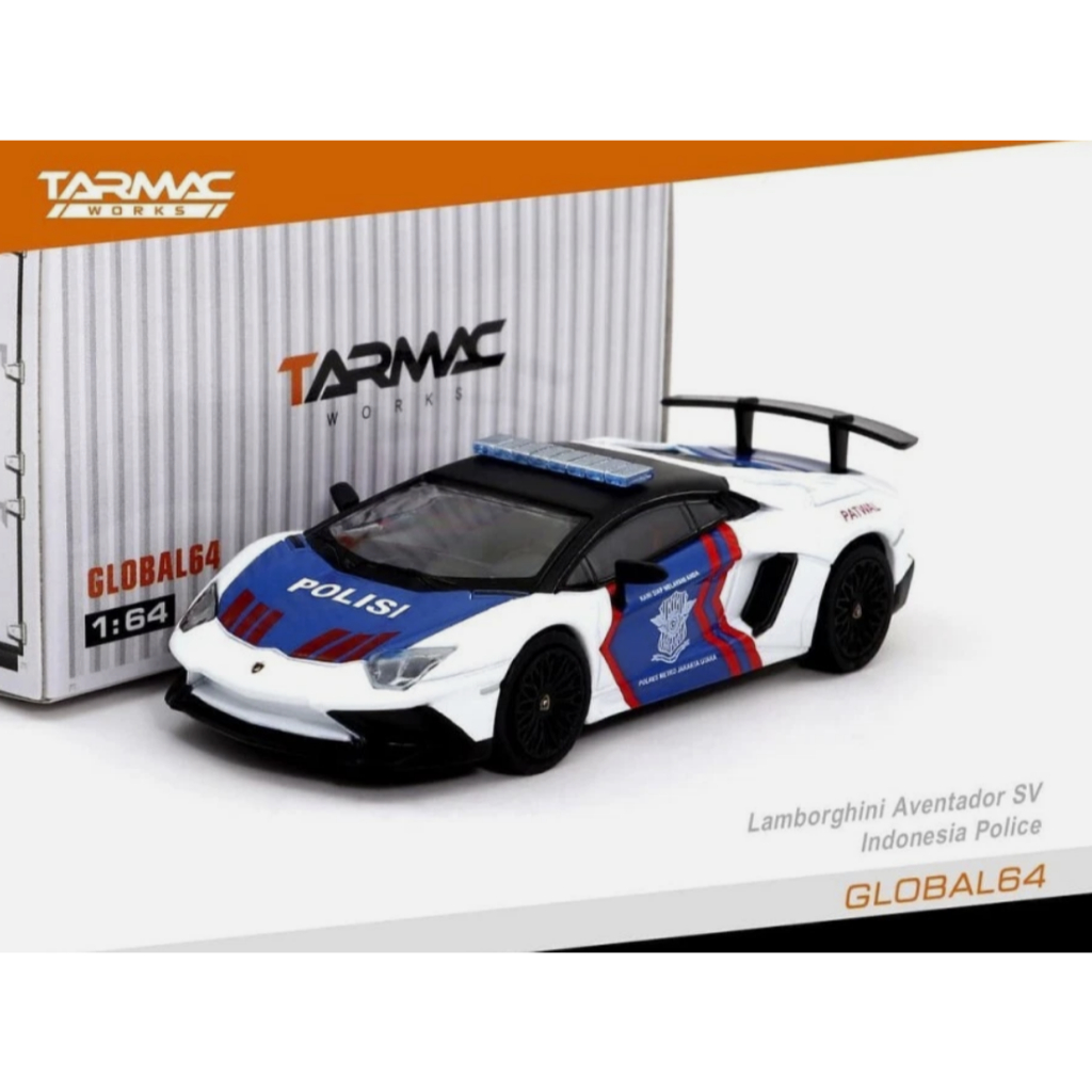 Tarmac Works Lambo Aventador SV Police