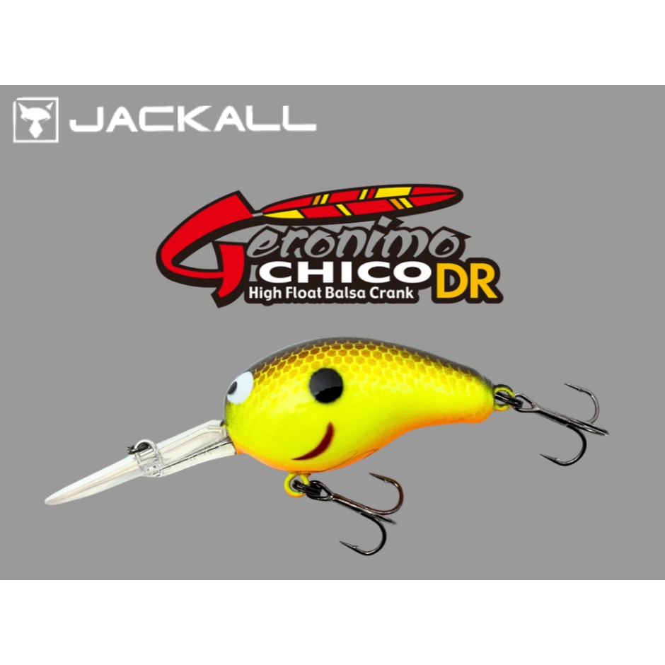 Jackall Geronimo Chico DR 44 Wood Floating Lure - เหยื่อตกปลา