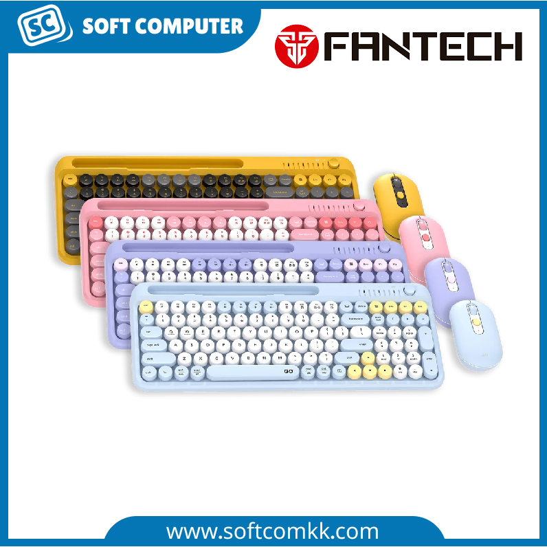 Fantech Mochi101 WK899 BT & คีย์บอร์ดและเมาส์ไร้สาย