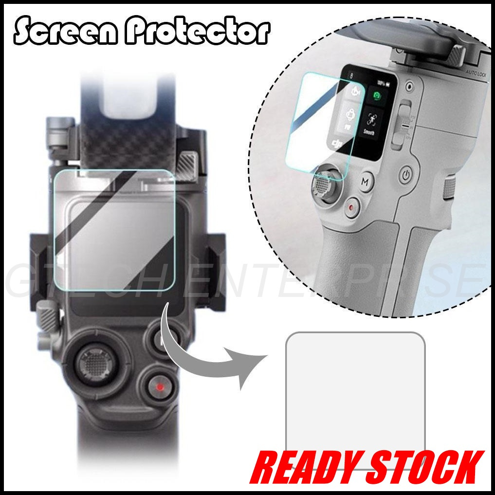 9H กระจกนิรภัยป้องกันหน้าจอสําหรับ DJI RS4 Mini/Mini Pro G3C4 N3D6 มือถือ Gimbal Stabilizer