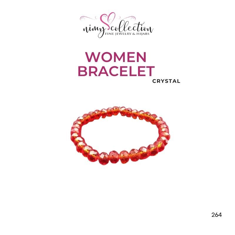NIMY คริสตัลสร้อยข้อมือยืดหยุ่นผู้หญิงเครื่องประดับ Gelang Kristal Gelang Tangan เครื่องประดับแฟชั่น