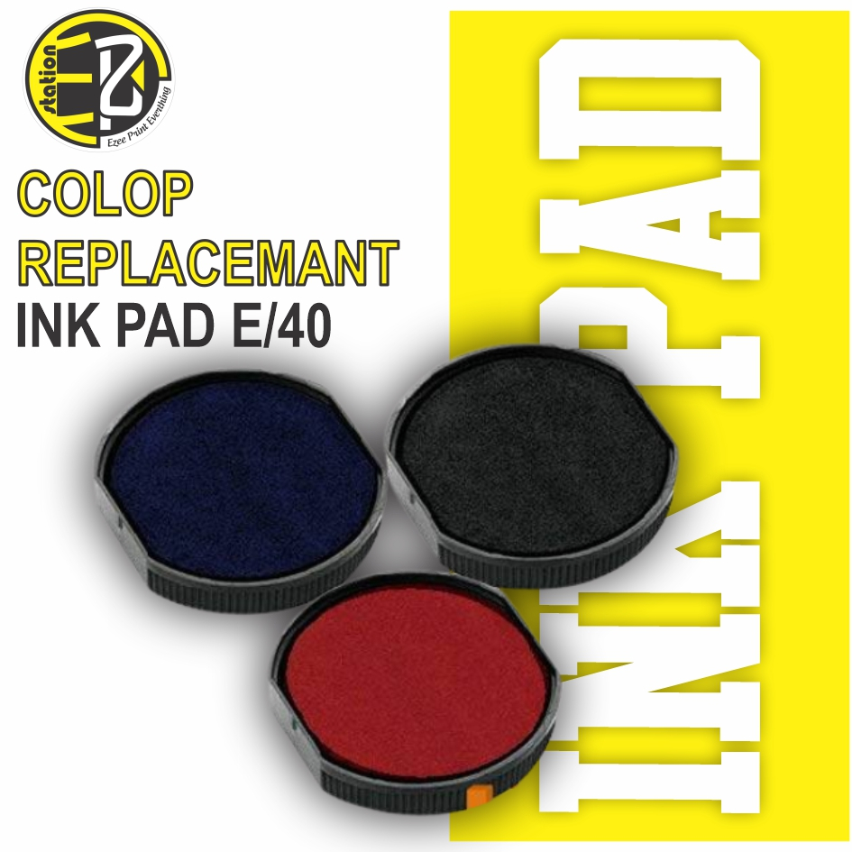 COLOP เปลี่ยน INK PAD ER/40 สําหรับ R40 & R40D