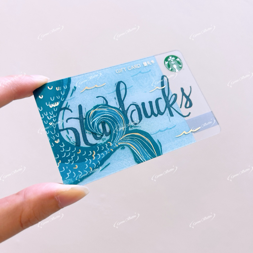 บัตรชุดไซเรนนางเงือกครบรอบสตาร์บัคส์ 🇳บัตรเปล่า Starbucks Anniversary Mermaid Siren Series