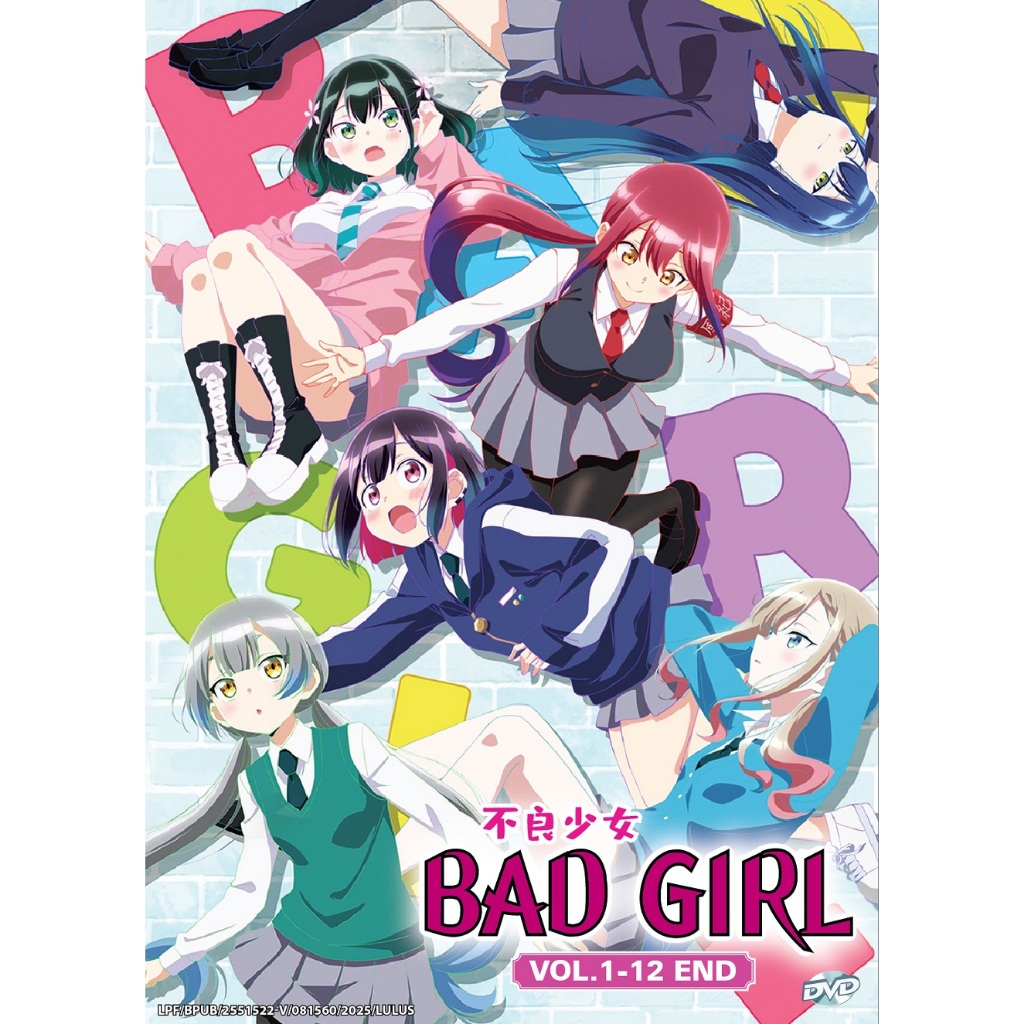 DVD Anime Bad Girl TV Series Vol.1-12End 不少女