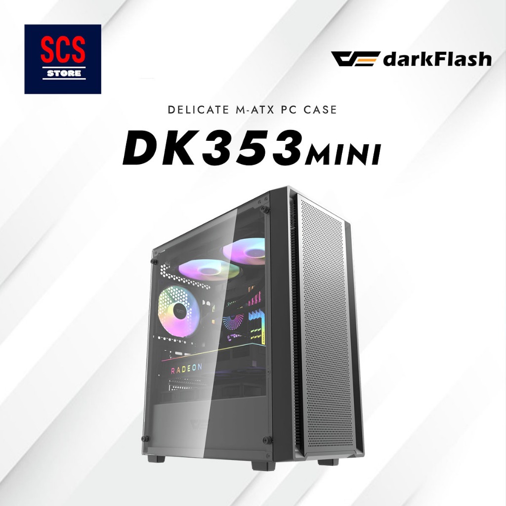 DARKFLASH DK353 Mini M-ATX PC Case