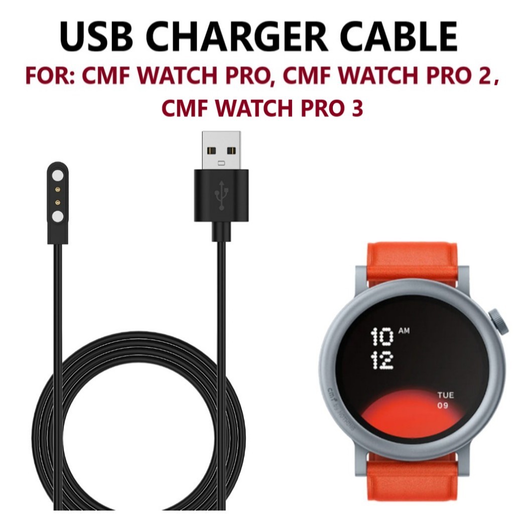 สายเปลี่ยน USB สําหรับสมาร์ทวอทช์ CMF Watch Pro, CMF Watch Pro 2 CMF Watch Pro 3