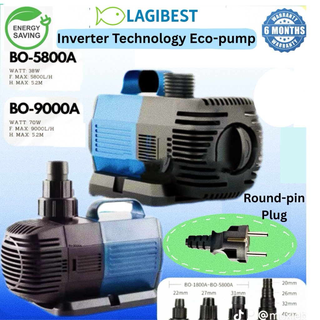 ปั๊มน้ําบ่อสะเทินน้ําสะเทินบก Bo2000a, Bo9000a, BO-9000A, Xinxiu AC-818-13K – ปั๊มบ่อ Eco