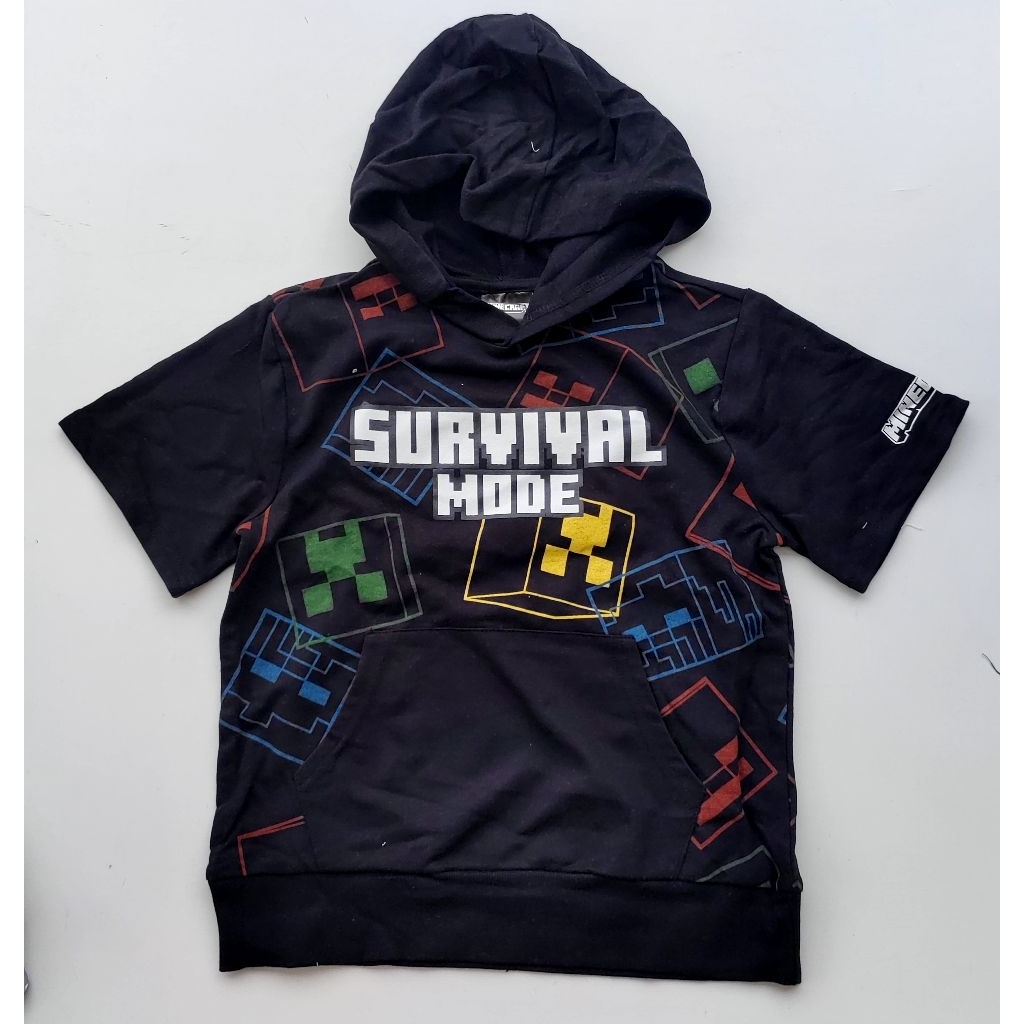 Minecraft boy เสื้อคอตตอน(8-12y)