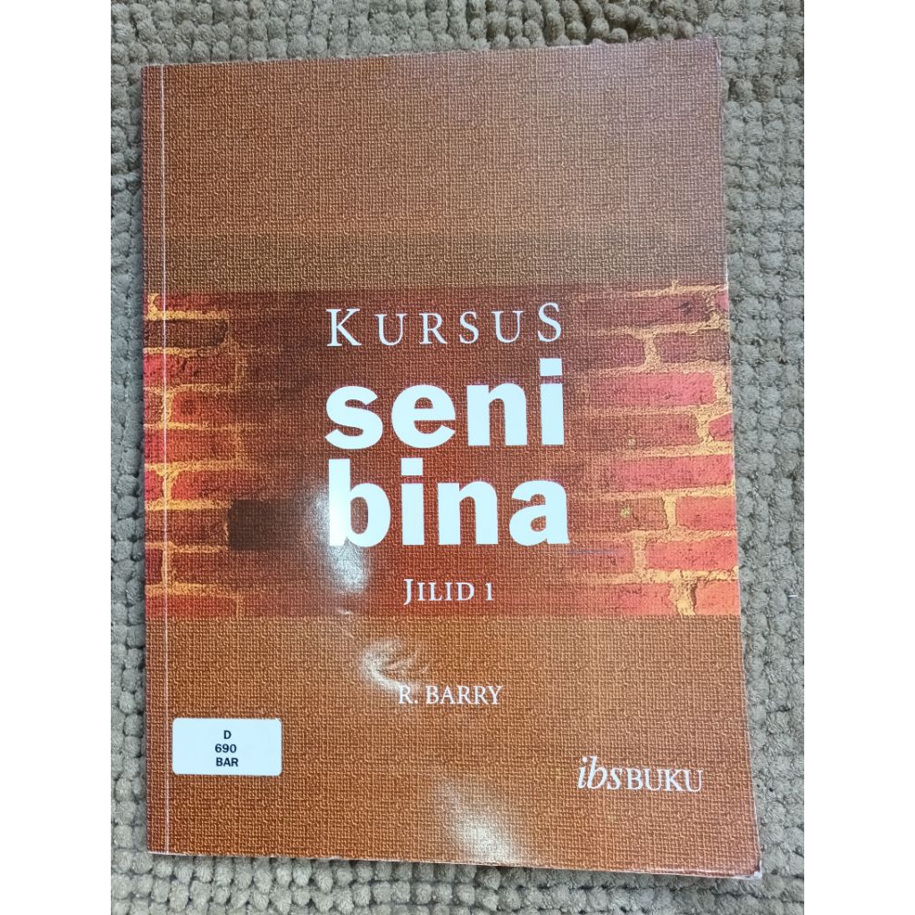 Preloved BINA ART COURSE VOLUME 1 r barry