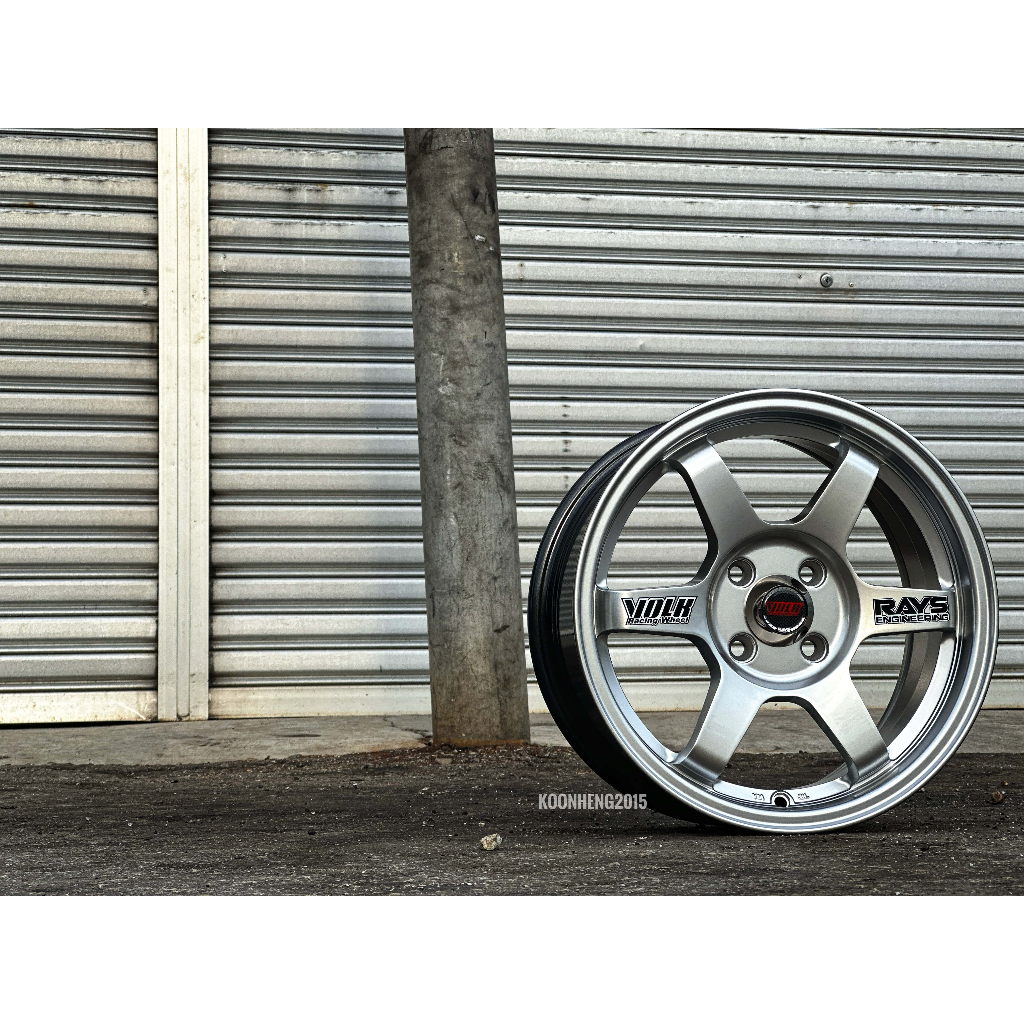 ใหม่รถ Sport Rim SSW AUTO OPTIONS ล้อ TE37 SSW205 15x6.5J 4x100 ET40 Hyper Silver -
