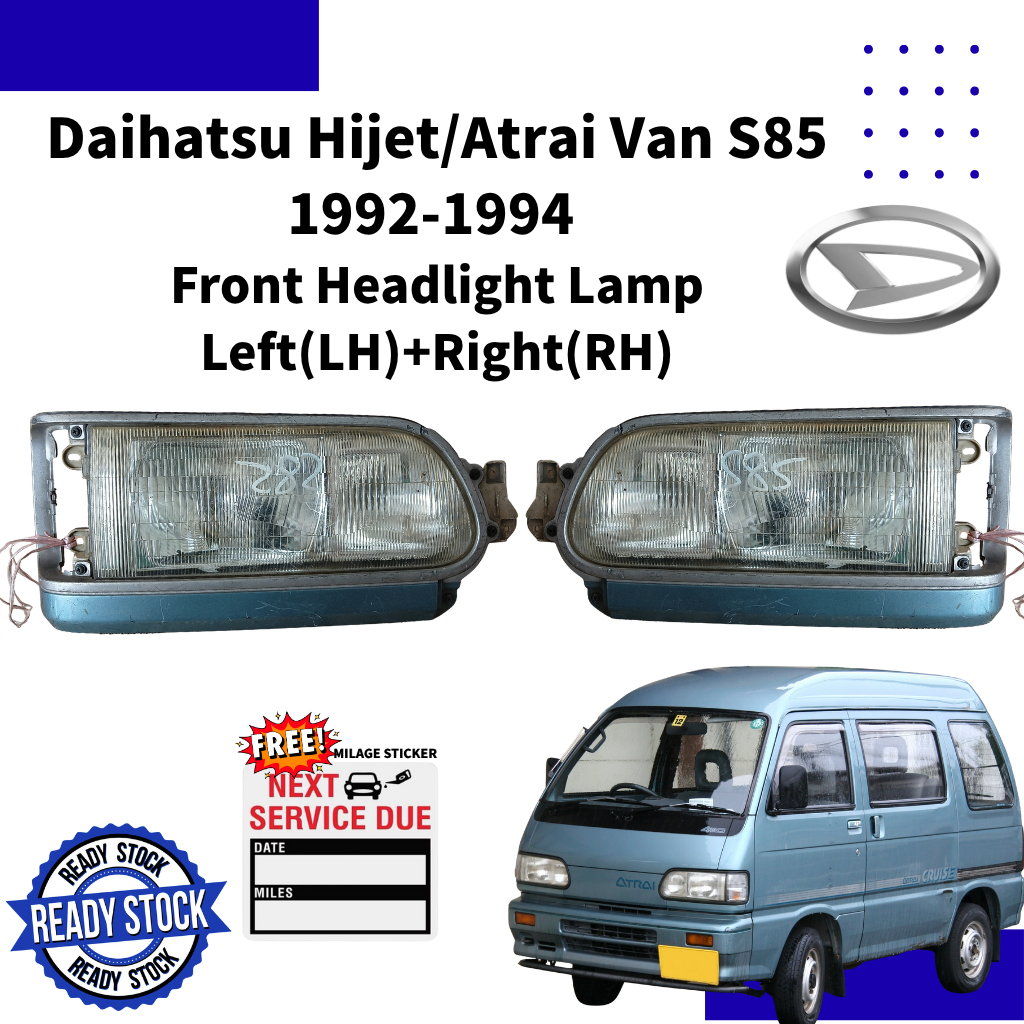 Daihatsu Hijet/Atrai Van S85 1992-1994 ไฟหน้าด้านหน้าโคมไฟหัว 车头灯 Lampu Hadapan