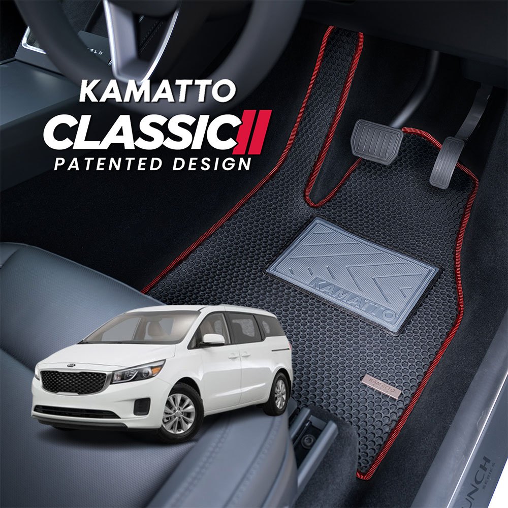 Kamatto Classic Kia Carnival YP 11-Seater (2014-2020) พรมปูพื้นและพรมรถยนต์