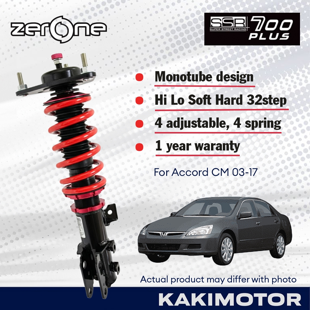 HONDA ACCORD CM/ K11 03-07 -ZerOne SSR700 PLUS Hi-Lo Soft/Hard Bodyshift ปรับได้