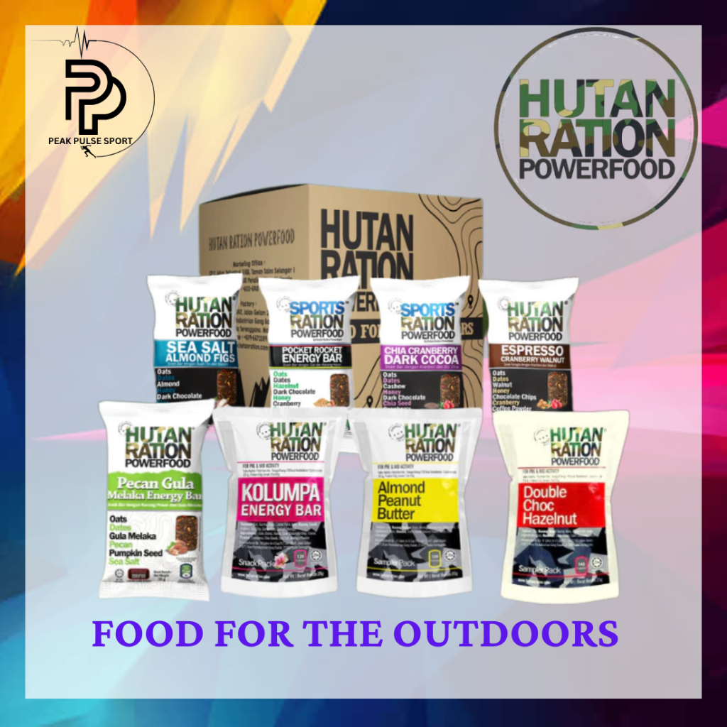 [HALAL]HUTAN RATION Energy Bar - Energy & Endurance, Hiking, Running, Cycling, Marathon