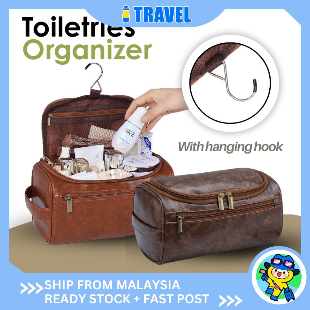ITRAVEL 2348 Travel Cosmetic Storage Organizer กระเป๋าอุปกรณ์อาบน้ํากระเป๋าแต่งหน้า Kosmetik Mekap B