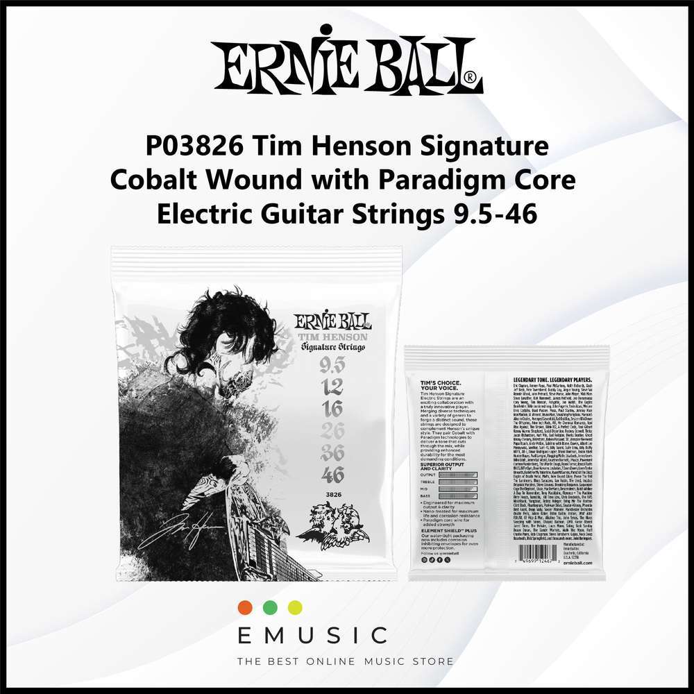Ernie Ball P03826 9.5-46 สายกีตาร์ไฟฟ้า Tim Henson Signature (3826)