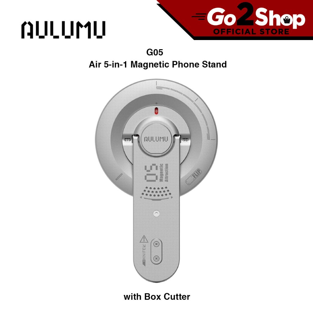 AULUMU G05 Air 5-in-1 ที่วางโทรศัพท์แม่เหล็กพร้อมเครื่องตัดกล่อง