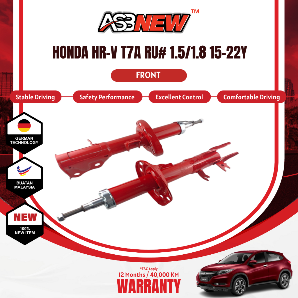 ASBNEW โช้คอัพ Heavy Duty สําหรับ Honda HR-V T7A RU 1.5/1.8 15-22Y