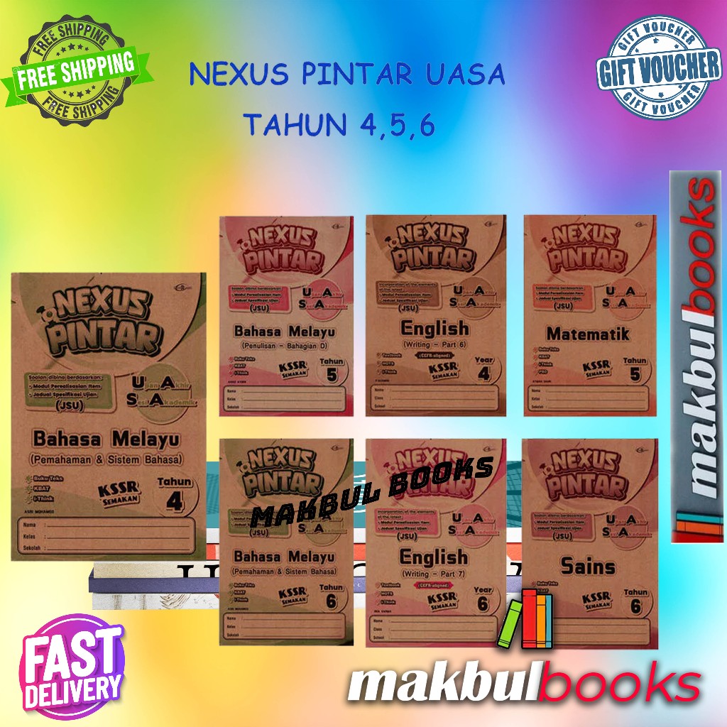 หนังสือเสริม: ~ SMART NEXUS สําหรับ UASA YEAR 4.5 & 6 KSSR REVIEW