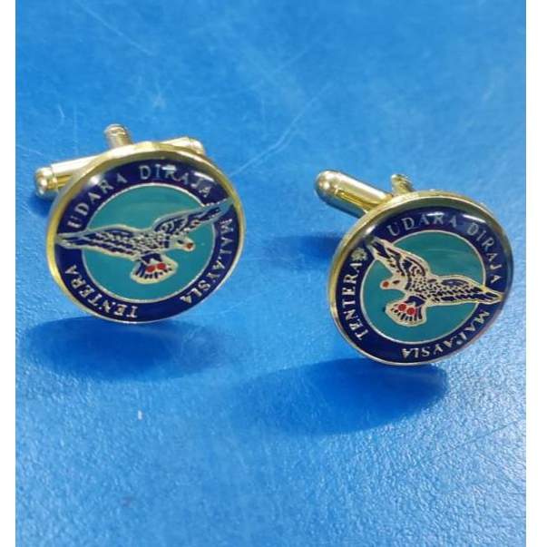 Cufflink TUDM no 3 cufflink one Couples คุณภาพดีที่สุด (2in1)