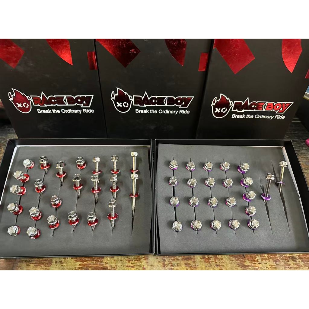 RACEBOY Y15ZR / Y16ZR / LC135-4S SALAYA DESIGN ENGINE SCREW + WASHER DESIGN SALAYA DESIGN VIETAM