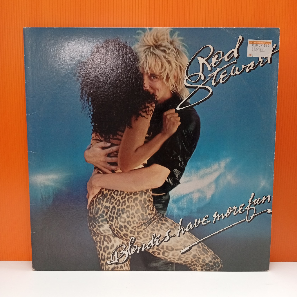 RR50-22 LP TERPAKAI [ ROD STEWART - BLONDES HAVE MORE FUN ] LP มือสอง < VG >