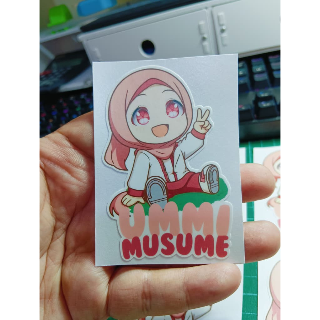(สติ๊กเกอร์พิมพ์ลาย) Ummi Musume Haru Urara Uma Musume สติ๊กเกอร์กันน้ํา