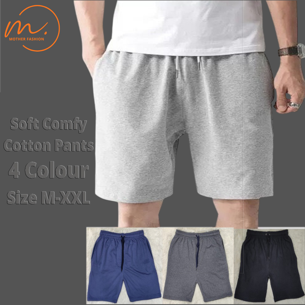 Super Soft Woman short Pants Men short pants Men short pant Seluar cotton