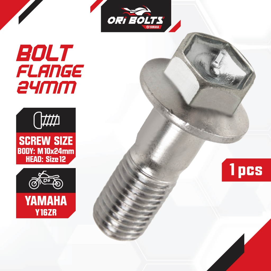 90105-108A6 Yamaha Y16ZR Y16 (2616) V1 V2 ABS STD Bolt Caliper Depan Kaki ส้อม