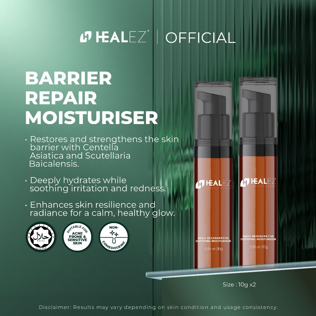 HEALEZ Daily Regenerative Soothing Moisturizer (2 x 10g)