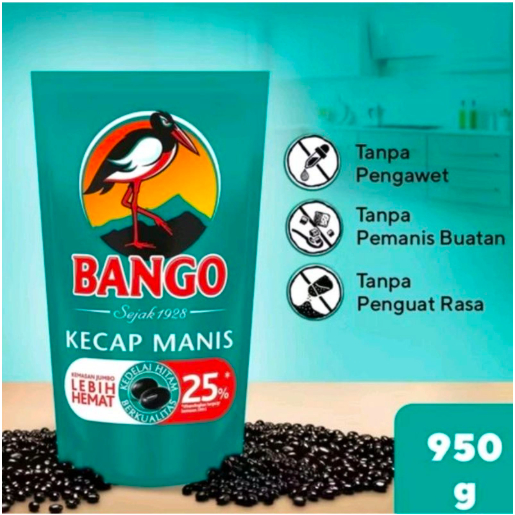 BANDO Kicap/Kecap Manis Refill Pouch 950 กรัม