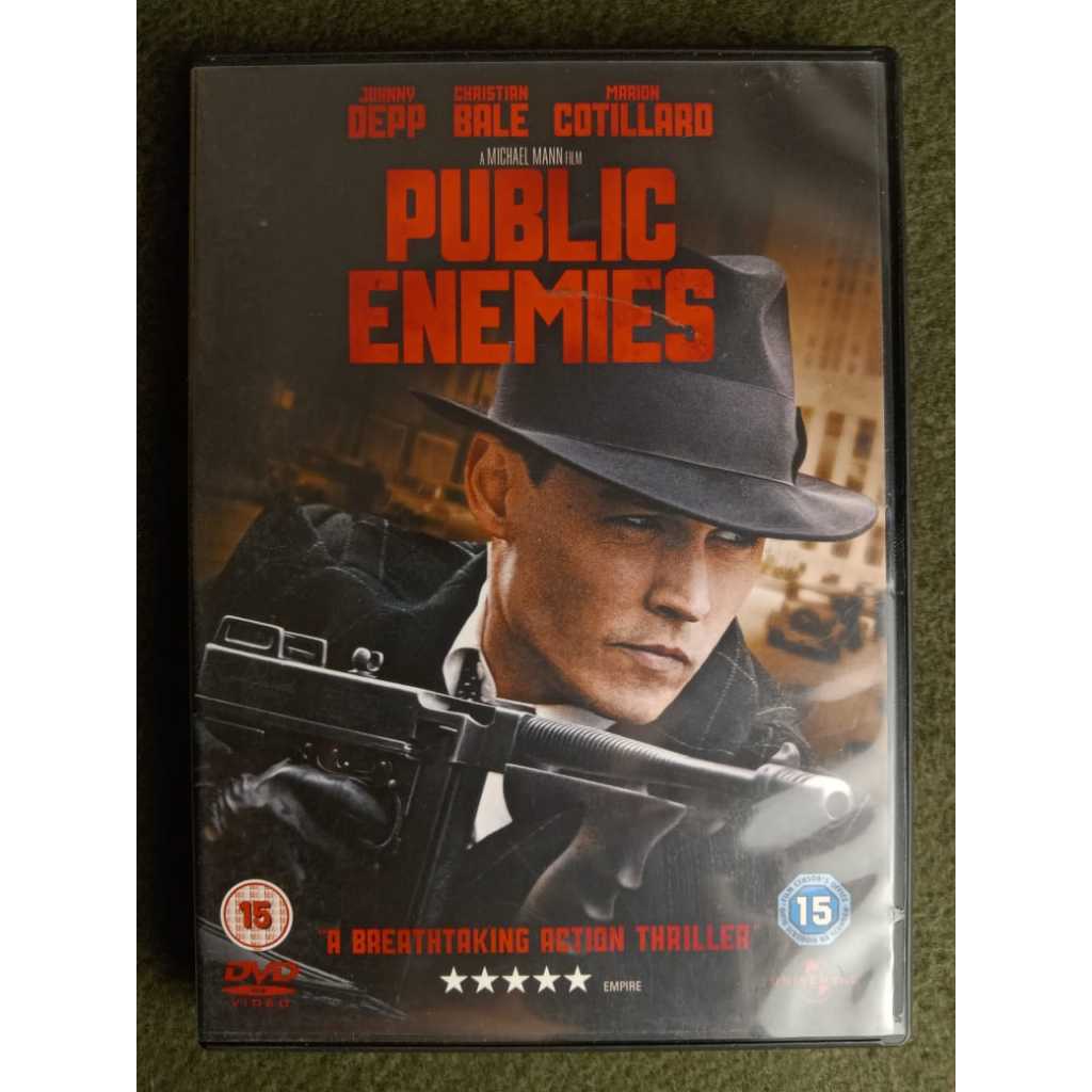 PUBLIC ENEMIES JOHNNY DEPP ดีวีดี MOVIE