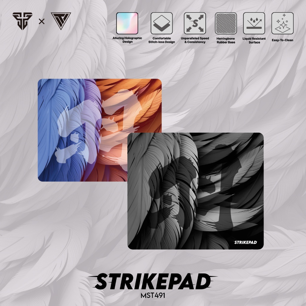 FANTECH STRIKEPAD PRO MST491P GAMING แผ่นรองเมาส์ SPEED-TYPE