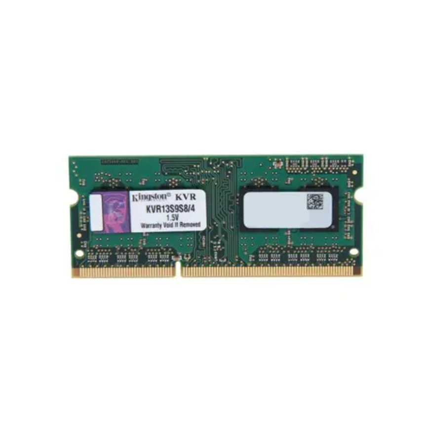 Kingston 4GB DDR3 1333MHz CL9 1Rx8 Non-ECC 204-Pin SoDIMM แล็ปท็อป RAM (PC3-10600 KVR13S9S8/4)