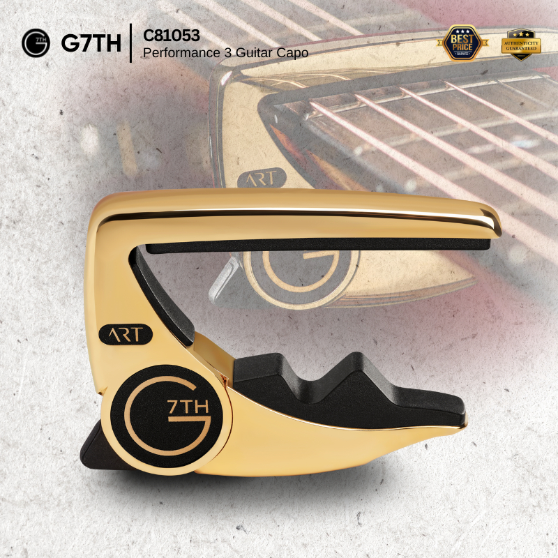 G7th Performance 3 ART ( สายเหล็ก 18kt Gold-Plate ) Capo - C81053