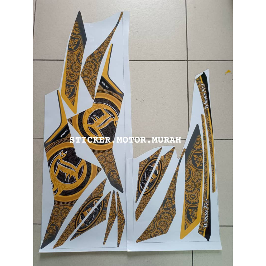สติ๊กเกอร์ WMOTO F15 DESIGN STRIPE WMOTO F15
