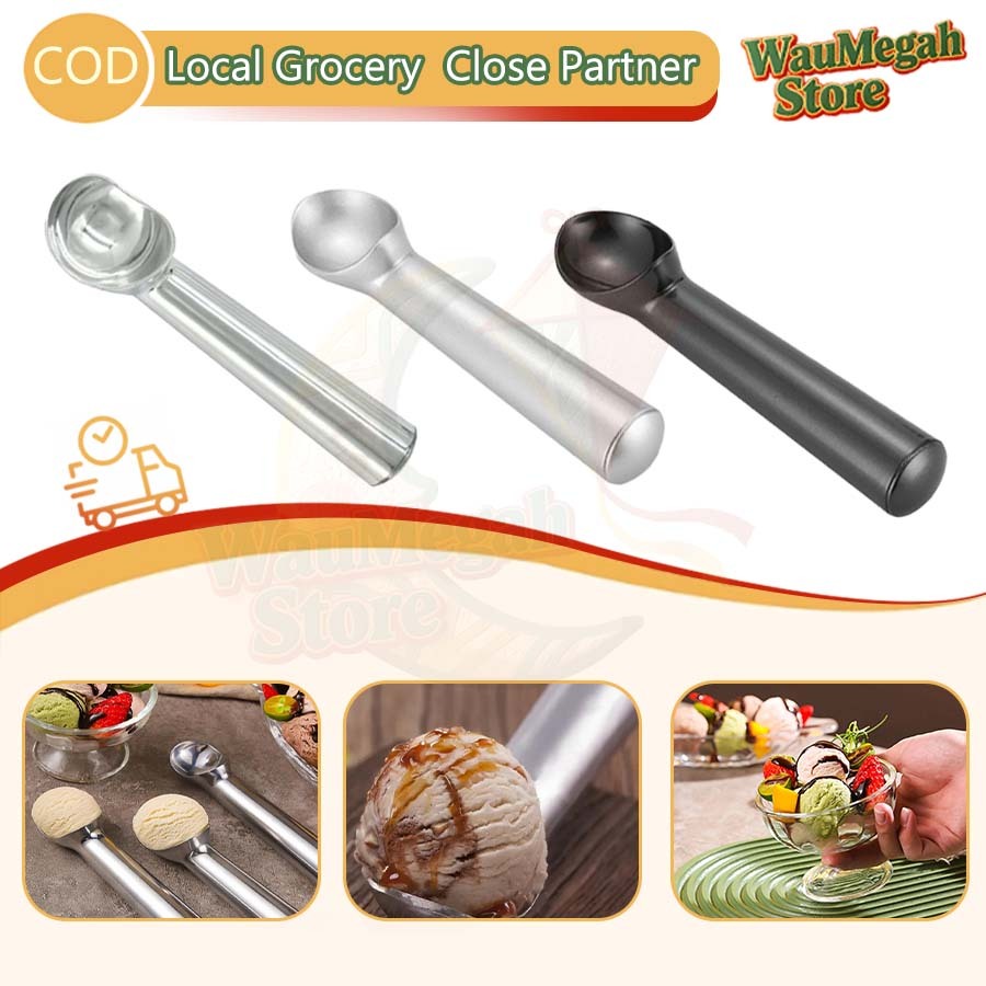 Non-stick Ice Cream Ball Scoop self-melting Alloy Ice Cream Scoop Anti-Freeze Ball Shape Scoop