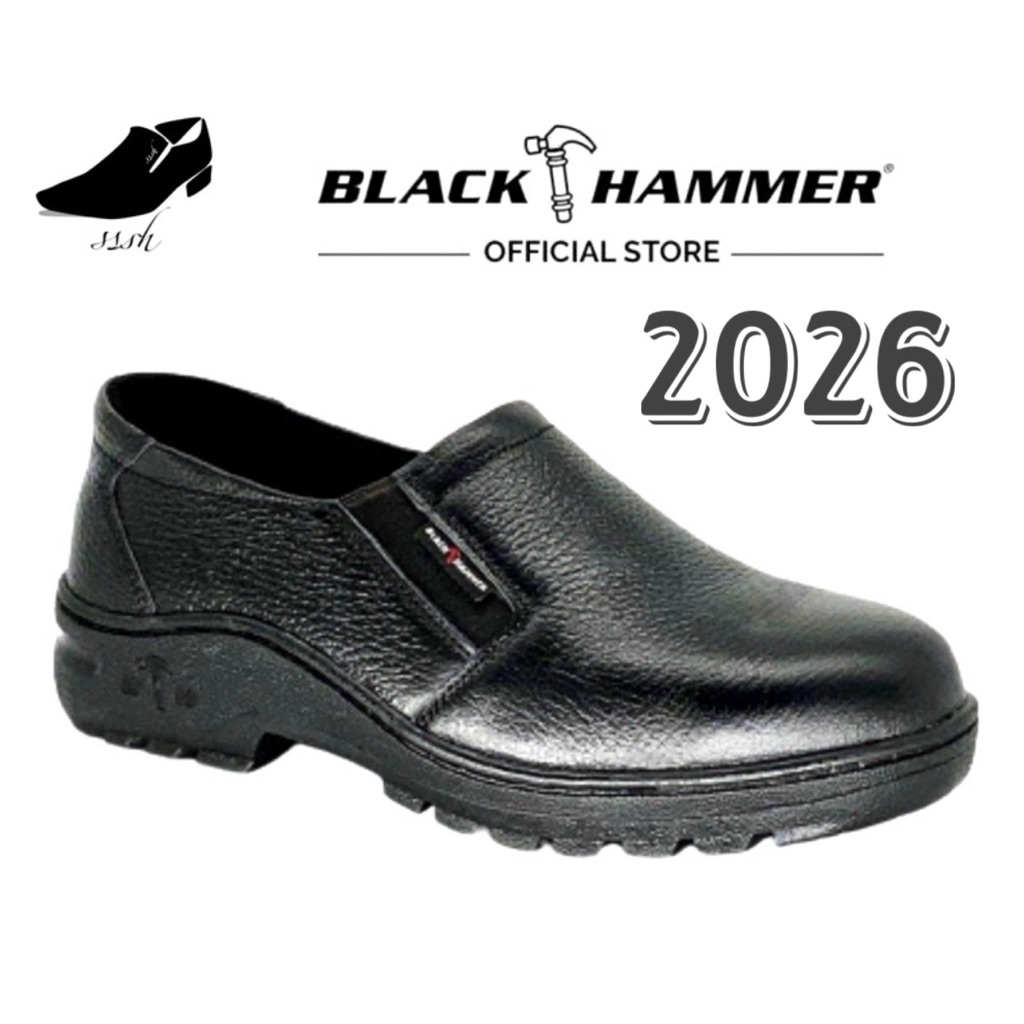 รองเท้าเซฟตี้ Black Hammer 2000 Series Low Cut Slip On - BH 2335 BH2335