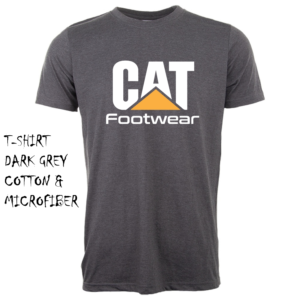 CAT FOOTWEAR DARK GREY COTTON และ MICROFIBER