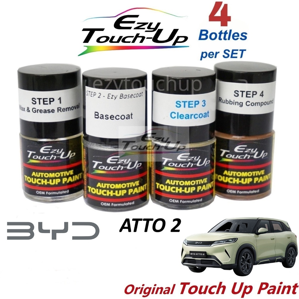 BYD- ATTO 2 Touch Up Paint- EZY Touch Up Combo Set- Touch Up Paint- Scratch