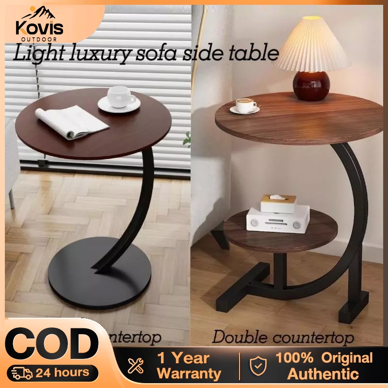 KovisSIDE TABLE ROUND SHAPE / COFFEE TABLE / BED SIDE TABLE MOVABLE