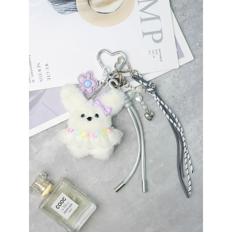 RACHEL SMITH Purple Rabbit Bag Charm Accessories