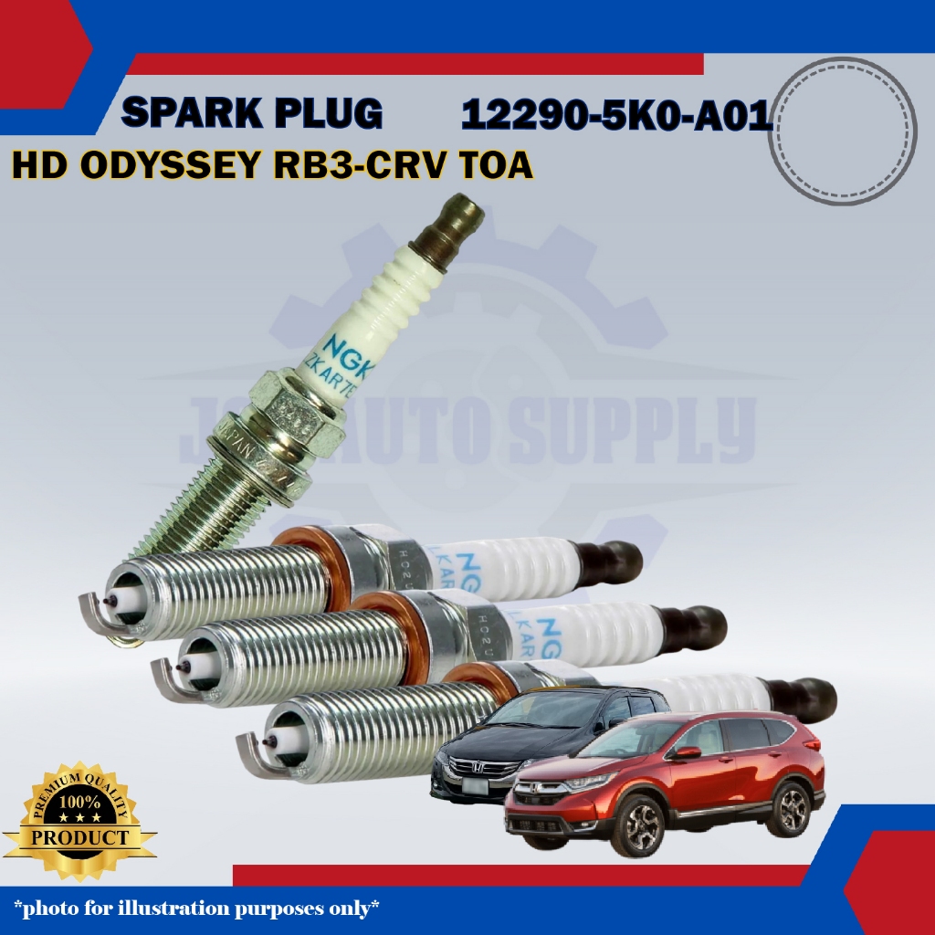 Palam Pencuh Iridium-Honda Odyssey RB3-RC4-CRV TOA-Accord 2.4cc-Honda Iridium Spark Plug-12290-5K0-A