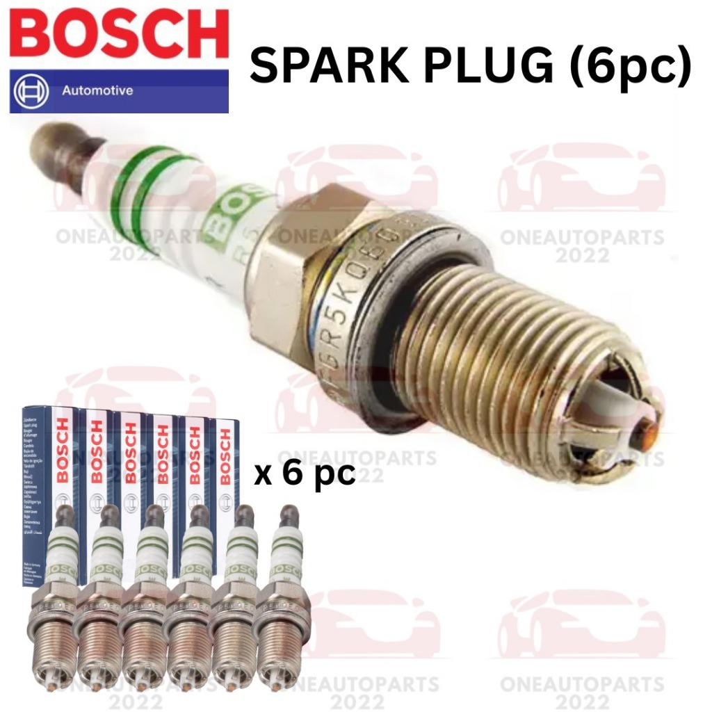 BOSCH NICKEL SPARK PLUG (6pc) PORSCHE CAYMAN (987) BOXTER (987) 2.7 3.2 3.4