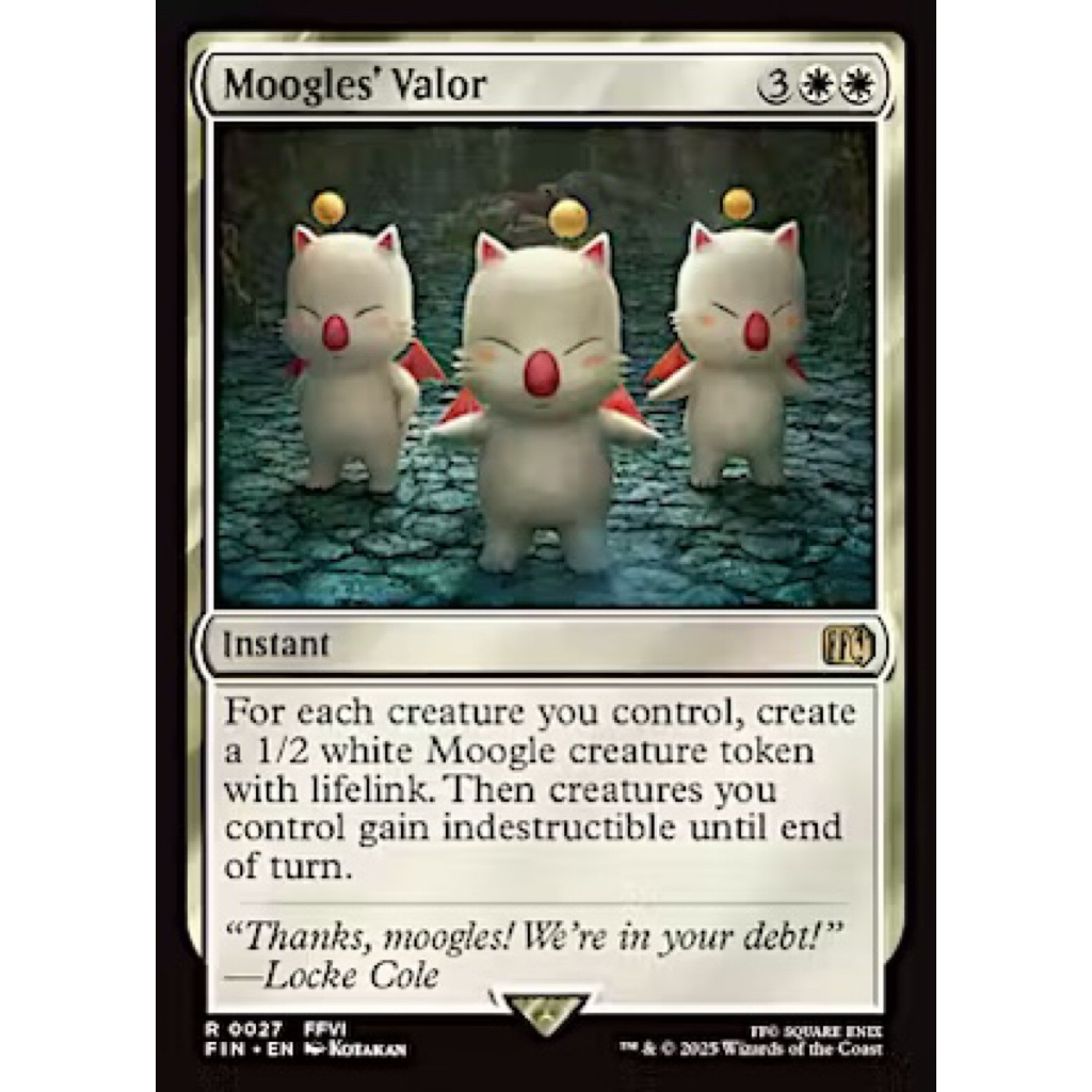 [MTG] Final Fantasy: Moogles Valor
