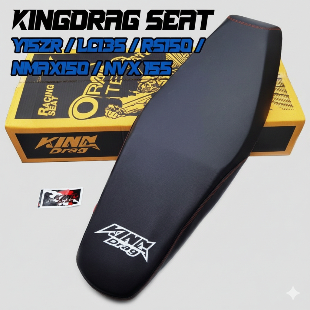 ที่นั่ง KINGDRAG Y15 / LC135 / RS150 / NVX155 / NMAX150 LC 135 Y15ZR / NVX 155 / NMAX 150 โลโก้เล็ก